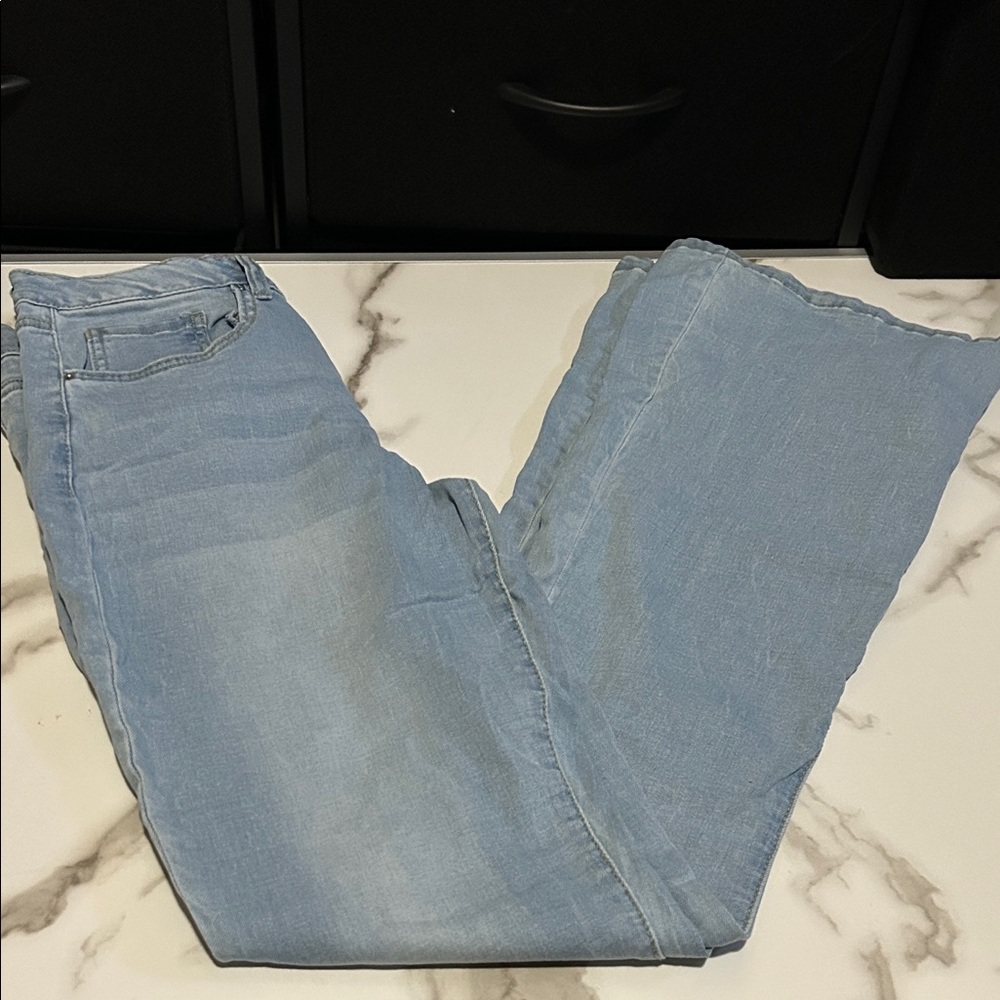 YMI Light Blue Flare Women's Jeans
